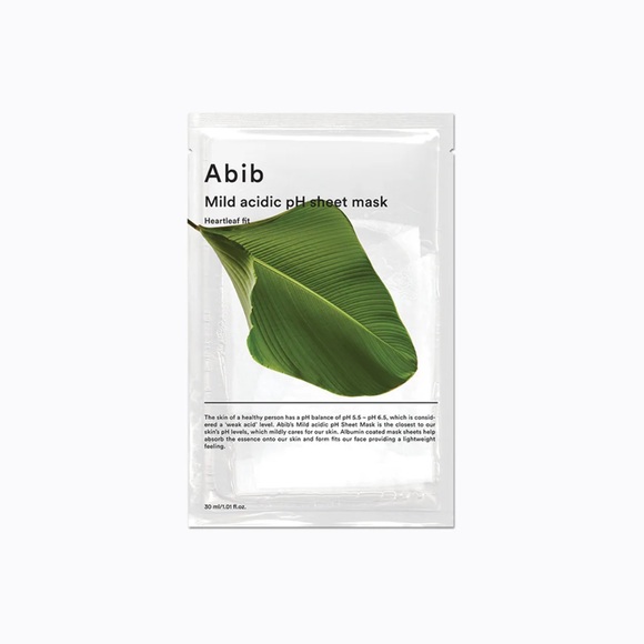Abib Mild acidic pH sheet mask Heartleaf fit 6 Pack | Korean Skincare - Picture 1 of 6